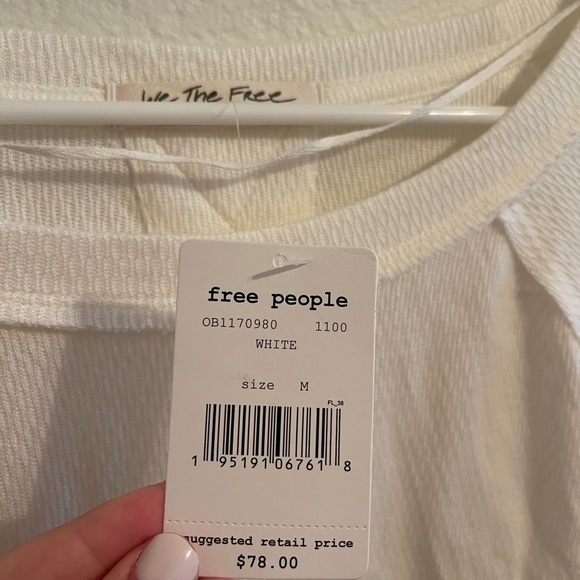 Free people Waffle Material Sweater - Picture 2 of 3